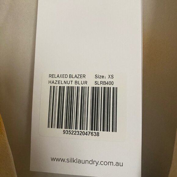 Silk Laundry Relaxed Blazer 100% Silk - XS BNWT - Picture 5 of 6
